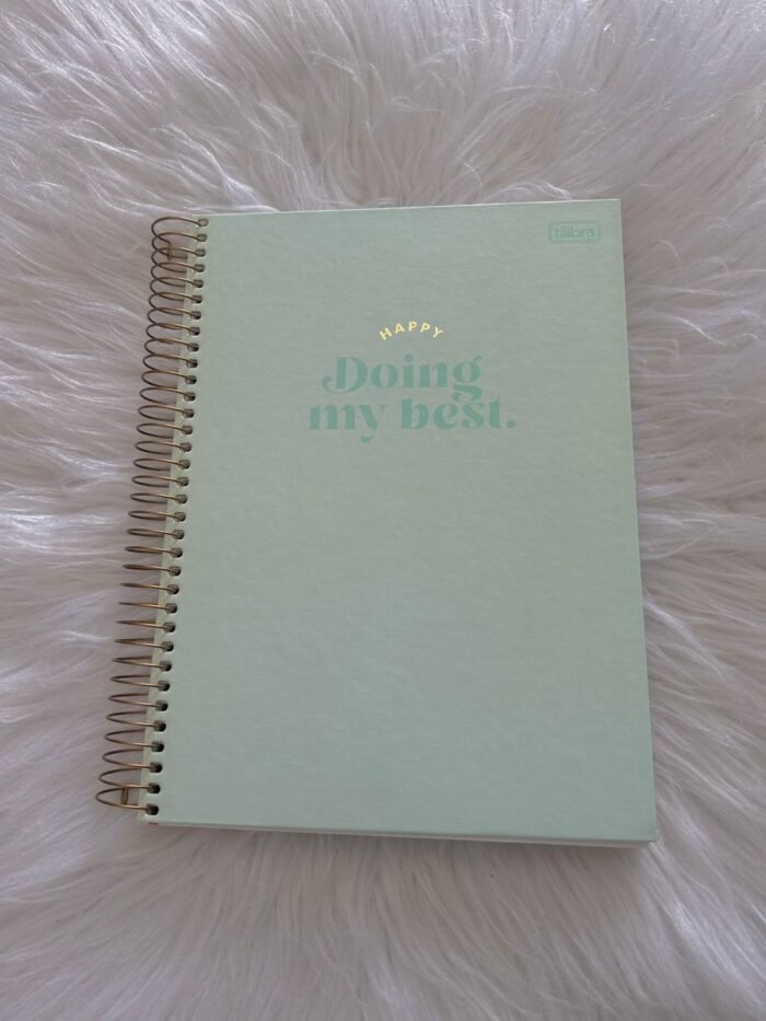 Caderno Happy Green Tom Pastel - Tilibra