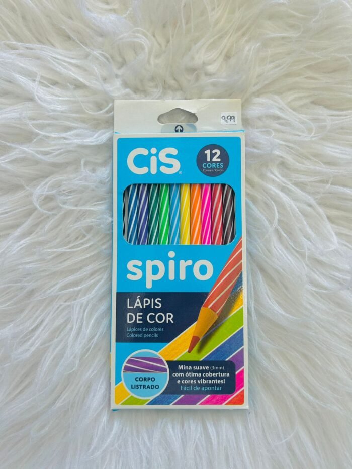 Lápis de Cor 12 Cores Spiro- Cis